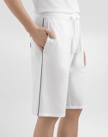 Shorts Dolce & Gabbana Dolce & Gabbana Cotton Piqué Shorts Hvid | GV5MAZHU7UTW0800, 3