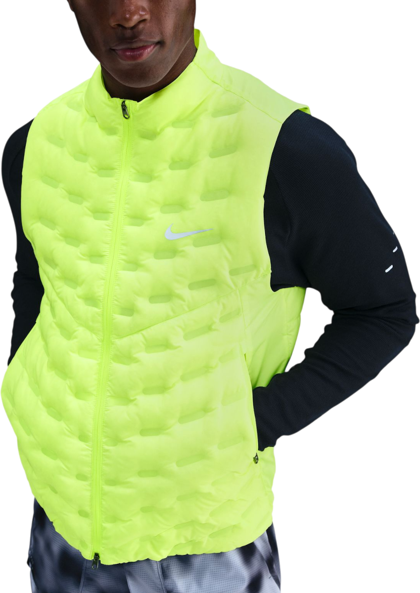 Vest Nike Padded Running Vest Therma-FIT ADV Repel AeroLoft Gul | fb7542-702, 0