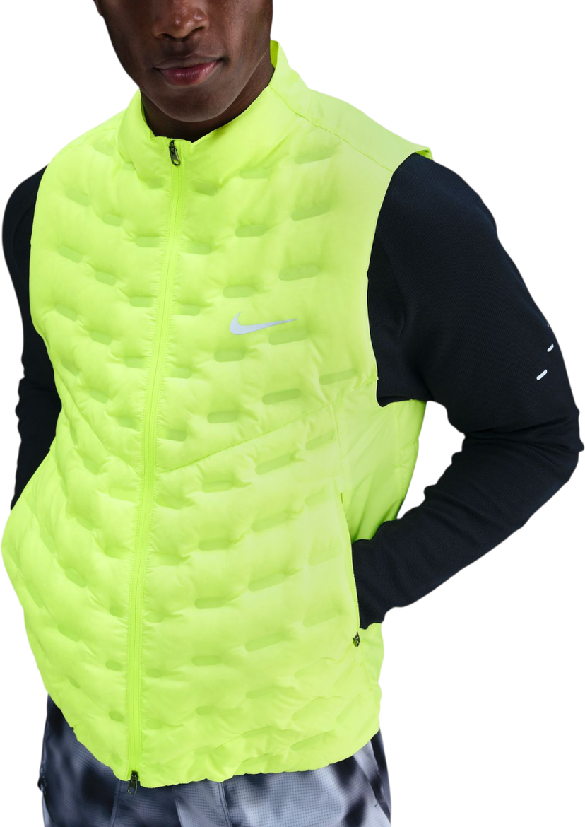 Vest Nike Padded Running Vest Therma-FIT ADV Repel AeroLoft Gul | fb7542-702
