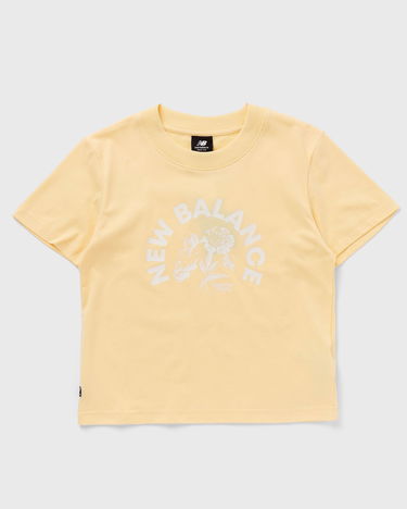 T-shirt New Balance Bloomy Short Sleeve Boxy Tee Gul | WT31554-RAW, 0