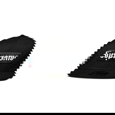 Kasket Supreme World Famous Box Logo New Era Sort | FW20H77 BLACK, 1