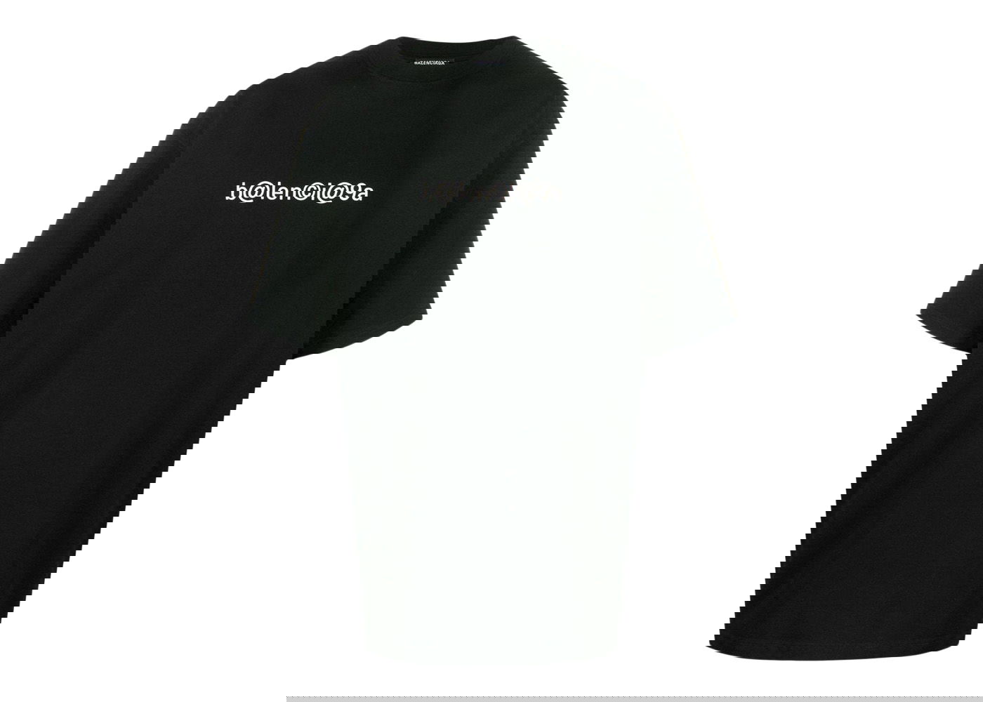 T-shirt Balenciaga Large Fit Symbolic T-Shirt Sort | 620969TIV501070, 0