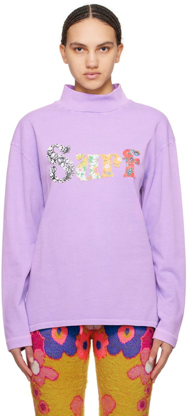 Sweatshirt ERL 'Surf' Long Sleeve T-Shirt Lilla | ERL08T009, 0