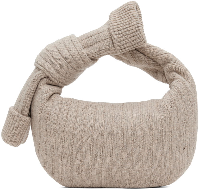 Håndtaske Bottega Veneta Mini Jodie Bag Beige | 777606 V3RZ0