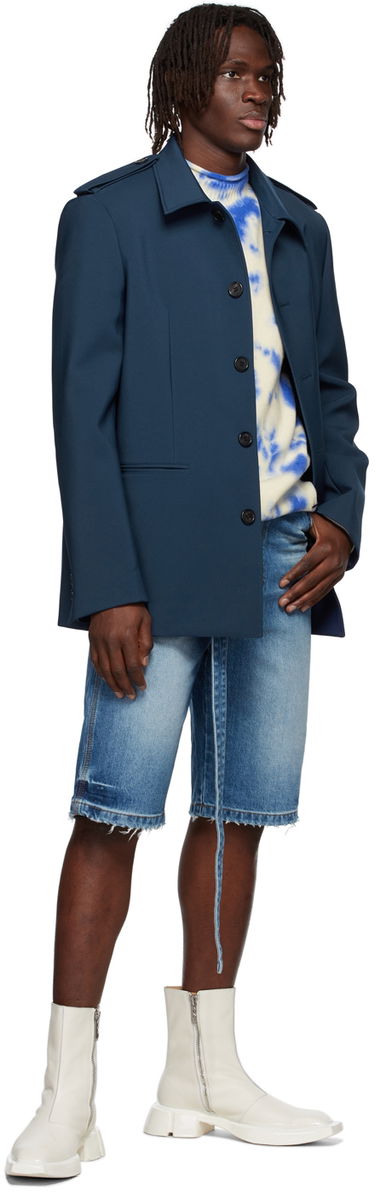 Sweater We11done We11done Tie-Dye Sweater Blå | WD-KT1-22-604-U-BL, 3