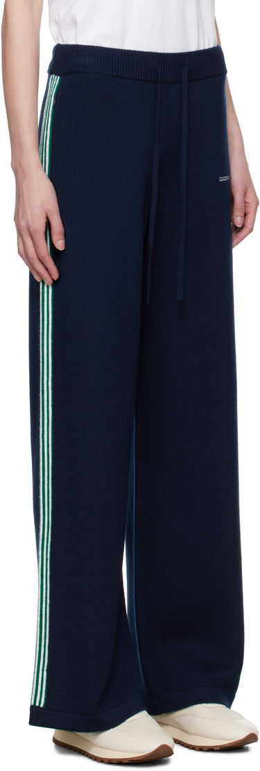 Joggingbukser Casablanca Casablanca Knit Tennis Trousers Mørkeblå | WPS25-KW-869-01, 1