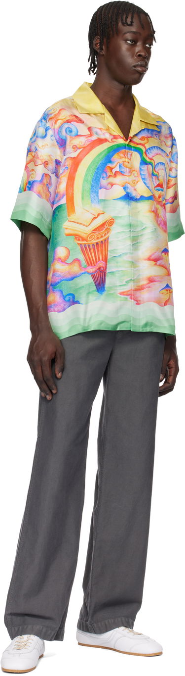 Skjorte Casablanca Silk Shirt Nature's Teacher Flerfarvet | U-MPS25-SH-003-04, 3