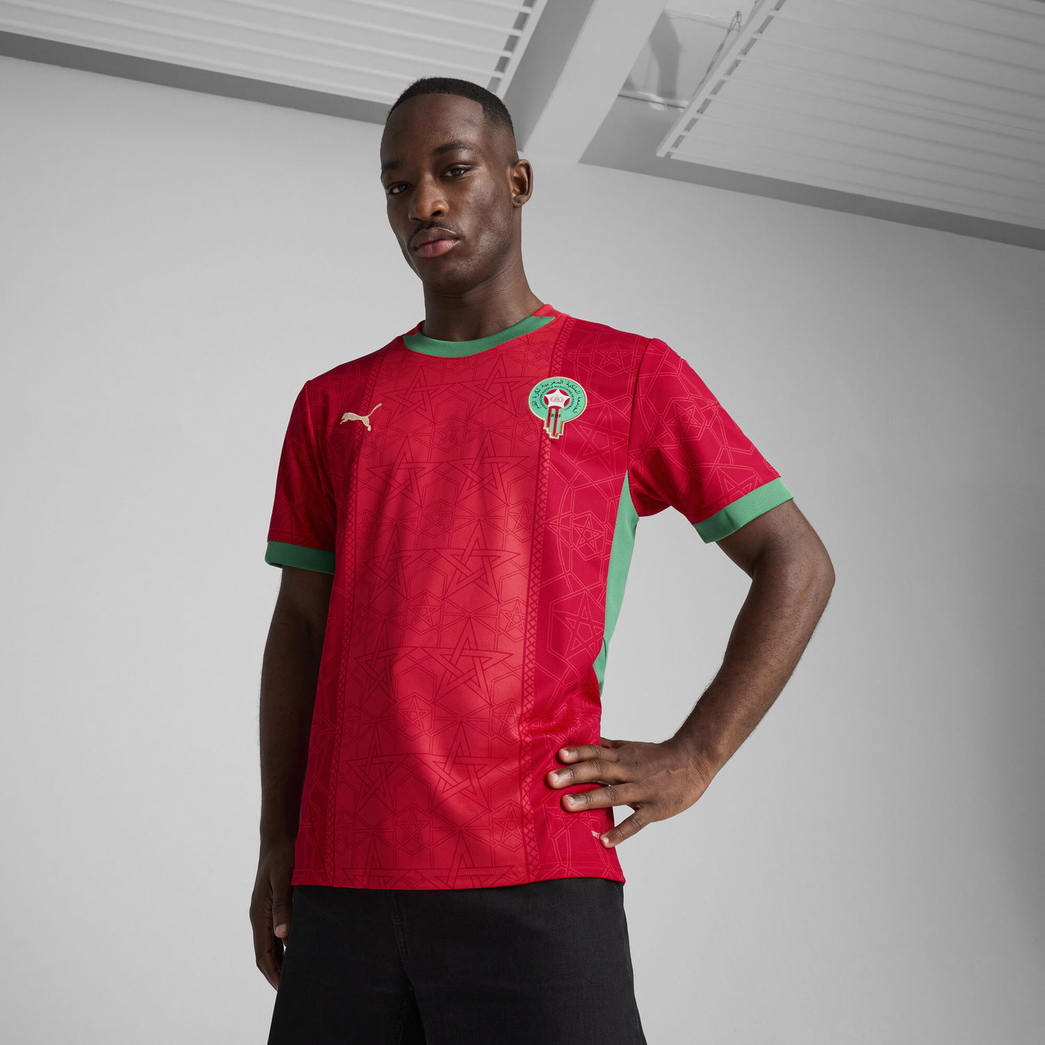 T-shirt Puma Morocco 2025 Home Jersey Rød | 777696_01, 0