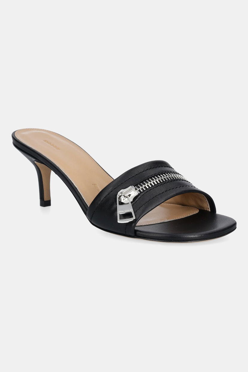 Sneakers og sko JW Anderson Biker Heel Sandals Sort | SN0105.LA0268