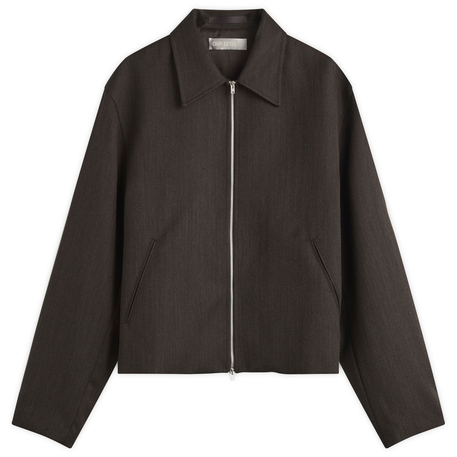 Jakke OUR LEGACY Our Legacy Wool Mini Jacket Brun | M4250MH, 0