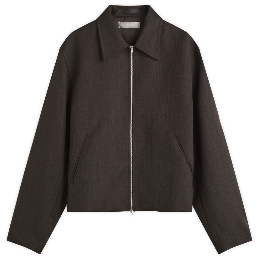 Jakke OUR LEGACY Our Legacy Wool Mini Jacket Brun | M4250MH