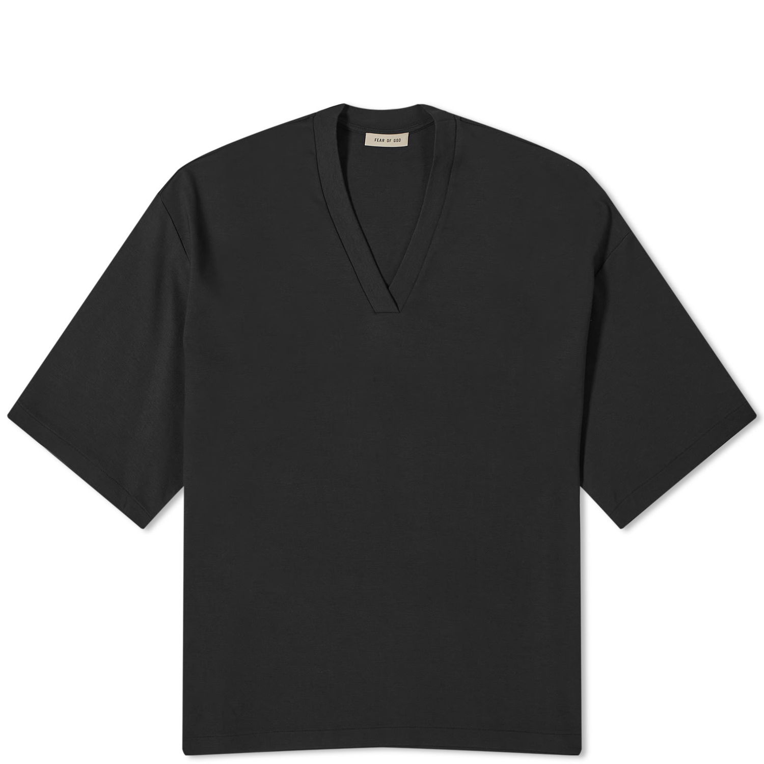 T-shirt Fear of God Milano V-Neck T-Shirt Sort | FG850-208VIS-001, 0