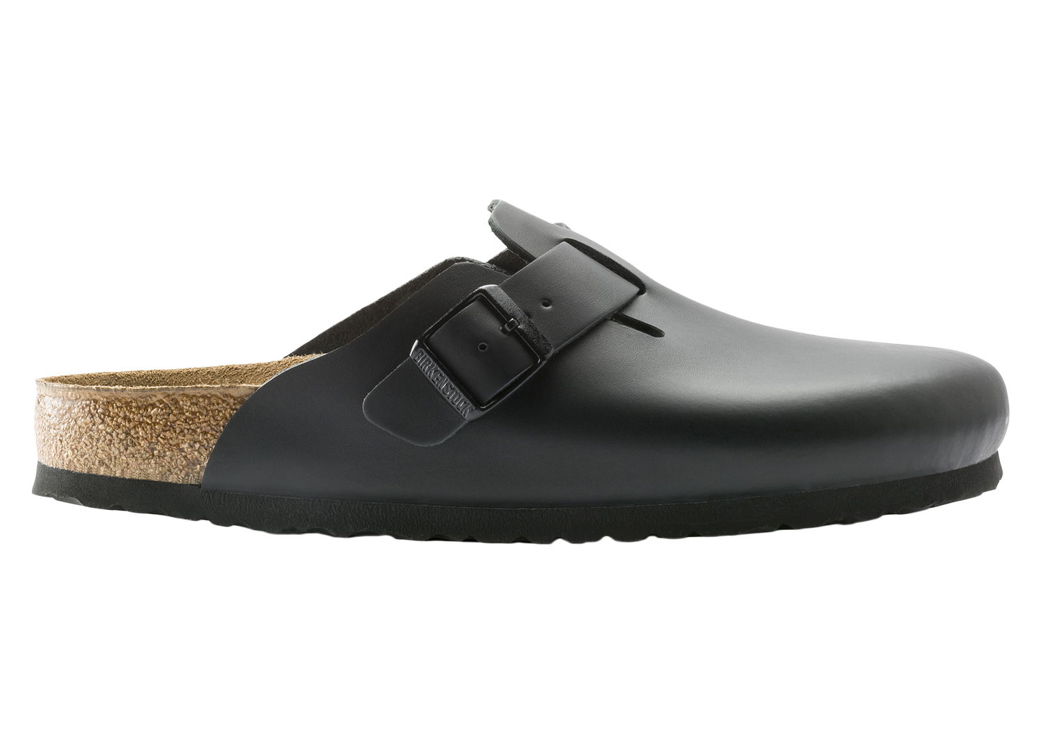 Sneakers og sko Birkenstock Boston Natural Leather Black Sort | 0060191/0060193, 0