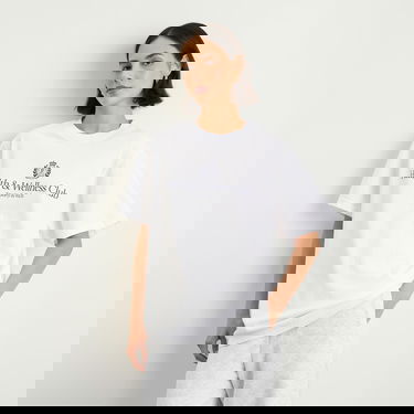 T-shirt Sporty & Rich Sporty & Rich H&W Crest T-Shirt, Size Large Hvid | TO043620241WH01, 5