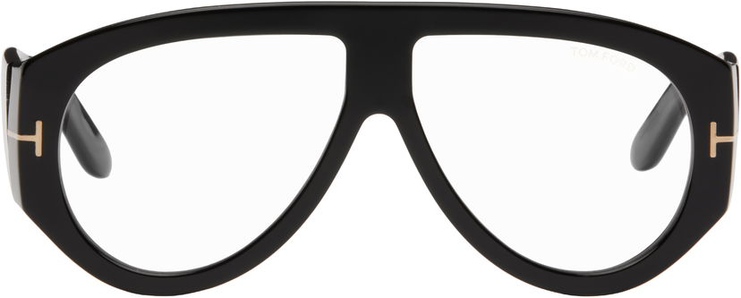 Solbriller Tom Ford Aviator Blue Block Glasses Sort | FT5958-B_60001