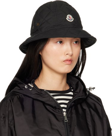 Hat Moncler Moncler Quilted Bucket Hat Hvid | K10933B00033M6310, 3