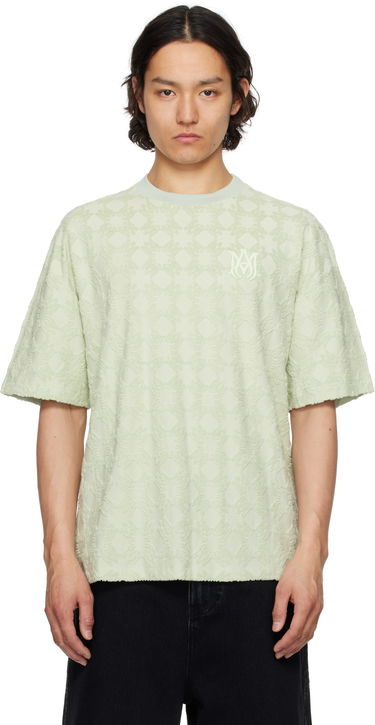 T-shirt AMIRI AMIRI MA Quad Toweling Oversized T-Shirt Grøn | AMJYTE1174, 0