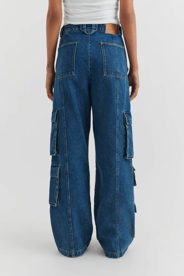 Cargo bukser AXEL ARIGATO Roam Cargo Jeans Blå | A2105001, 3
