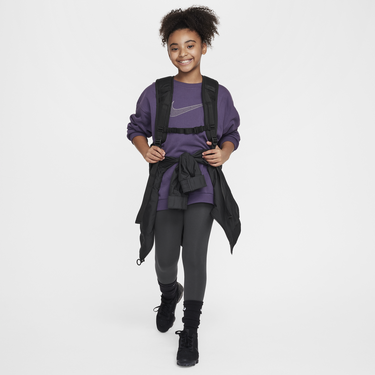 Sweater Nike Sportswear Club Fleece Loose Fit Sweatshirt Lilla | HM6527-573, 3