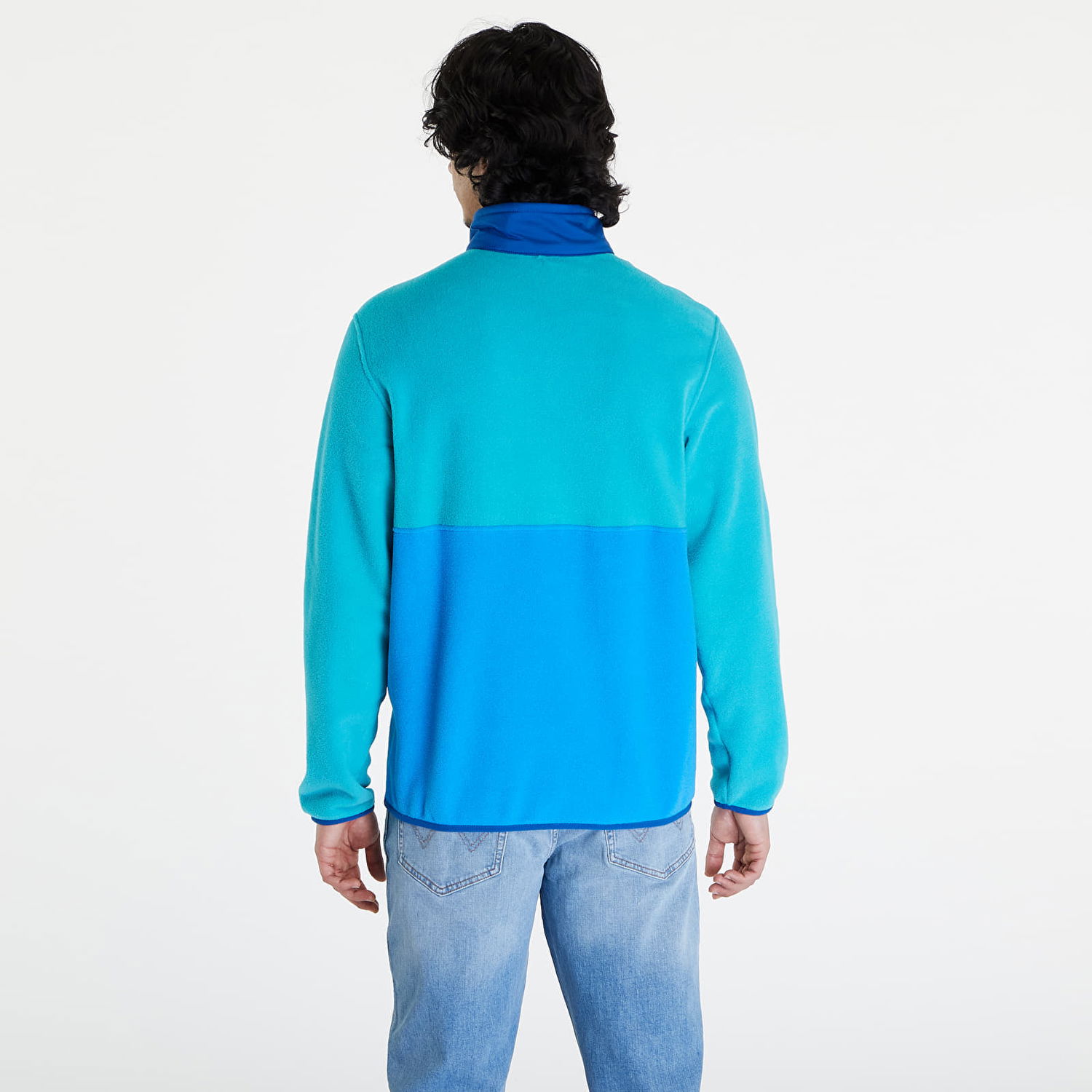 Sweatshirt Patagonia Microdini 1/2 Zip Pullover Vessel Blue Blå | 26200 VSLB, 1