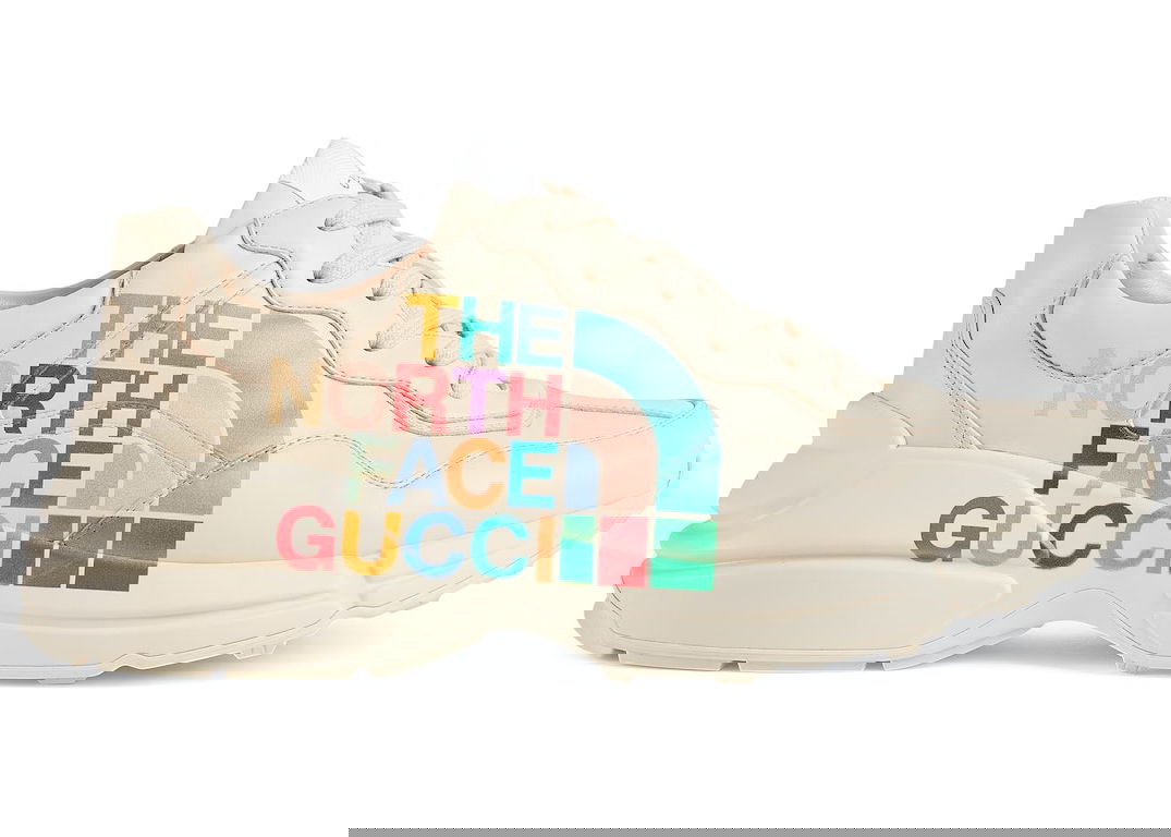 Sneakers og sko Gucci The North Face x Rhyton Beige W Beige | 685639-DRW00-9522, 0