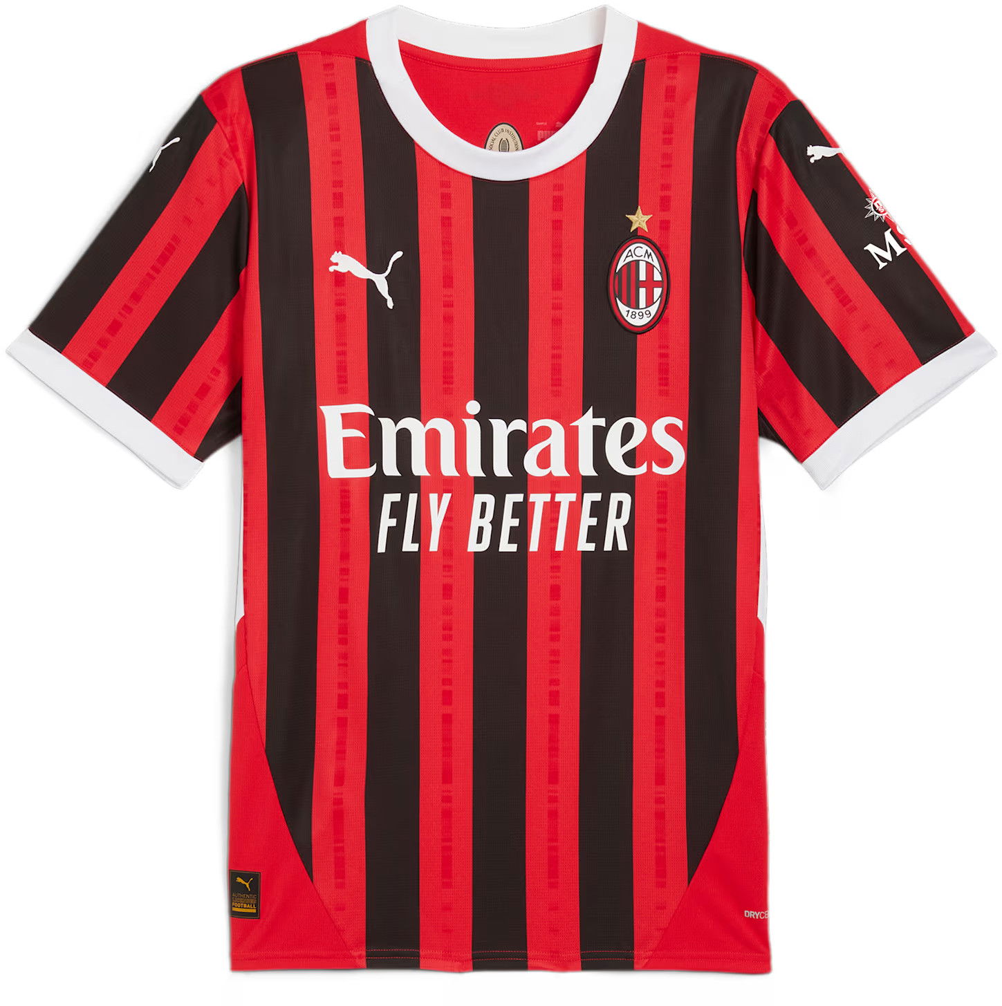 Jersey Puma AC Milan Home Replica 2024/25 Rød | 774979-01, 0