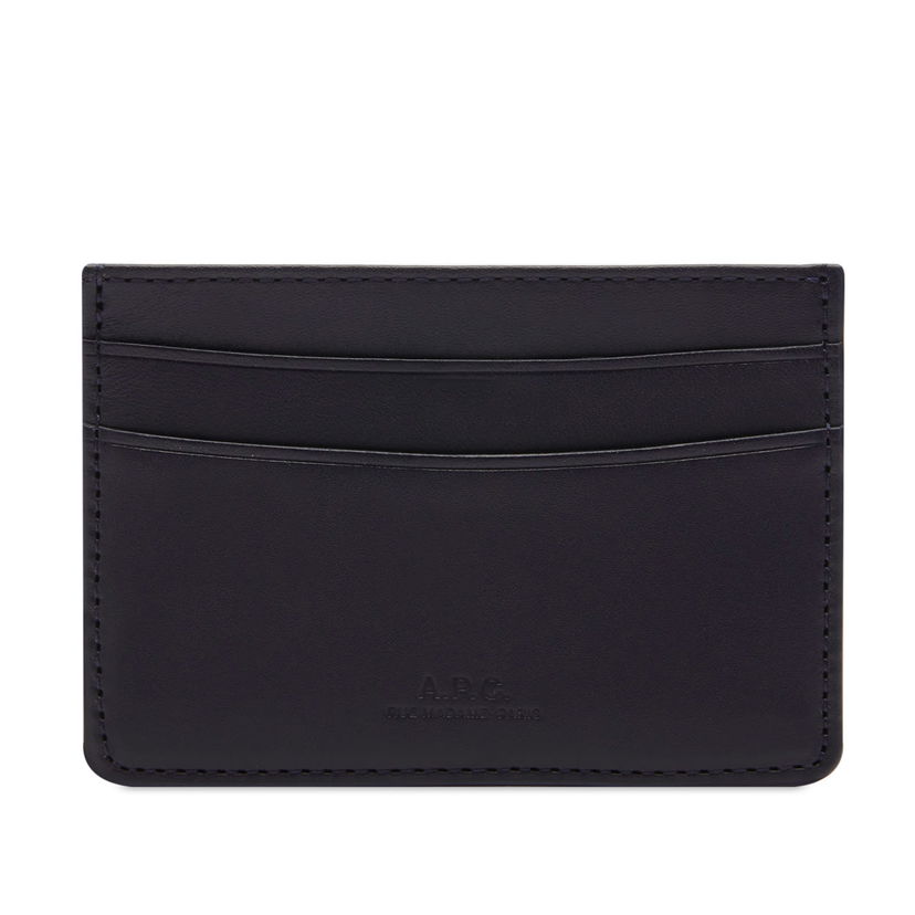 Tegnebog A.P.C. Andre Card Holder Mørkeblå | PXAWV-H63028-IAK