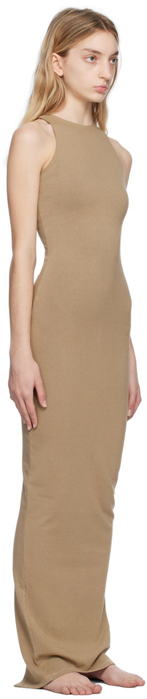 Kjole SKIMS Outdoor Basics Tank Dress Beige | DR-MAX-2781, 1