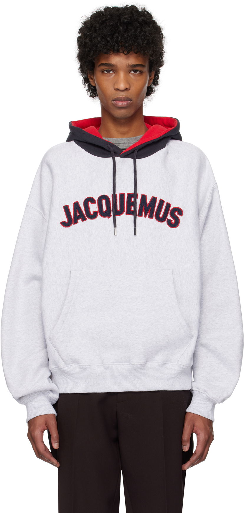 Sweatshirt Jacquemus Jacquemus 'The Baseball' Hoodie Grå | 25E255JS311-2462
