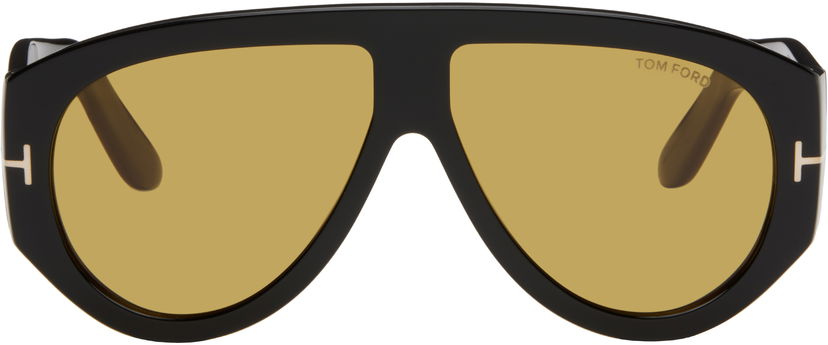 Solbriller Tom Ford Tom Ford Bronson Sunglasses Sort | FT1044