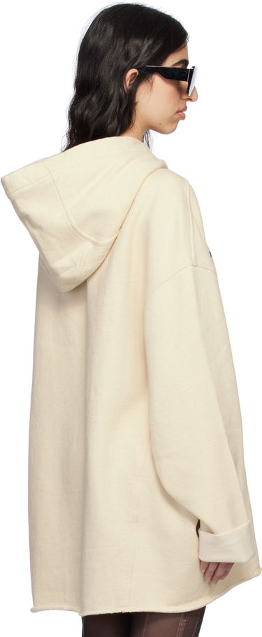 Sweatshirt Rick Owens Rick Owens DRKSHDW Hollywood Peter Hoodie Beige | DS01E3231 FNEP5P, 2