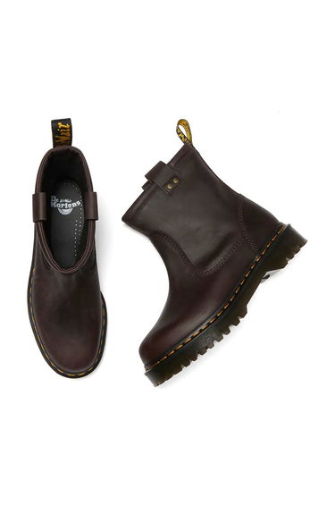 Sneakers og sko Dr. Martens Anistone Lo Flat Heel Leather Boots Brun | DM31880201, 5