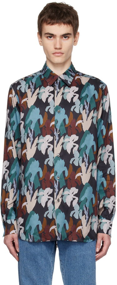 Skjorte Paul Smith Paul Smith Floral Print Shirt Flerfarvet | M1R-901U-L02070, 0