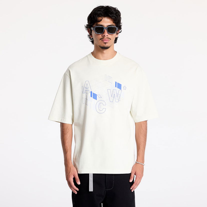 T-shirt A-COLD-WALL* Schematic T-Shirt Beige Bone Hvid | ACWMTS198 Beige