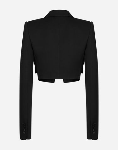 Jakke Dolce & Gabbana Wool Jacket Sort | F296YTFU21EN0000, 1