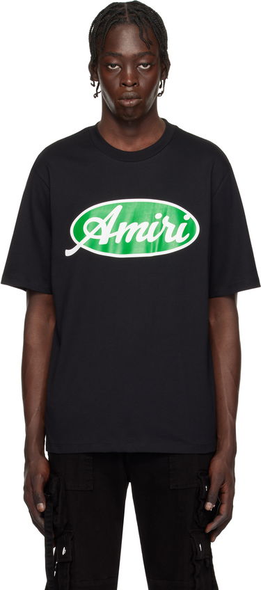 T-shirt AMIRI Oval Logo T-Shirt Sort | AMJYTE1133, 0