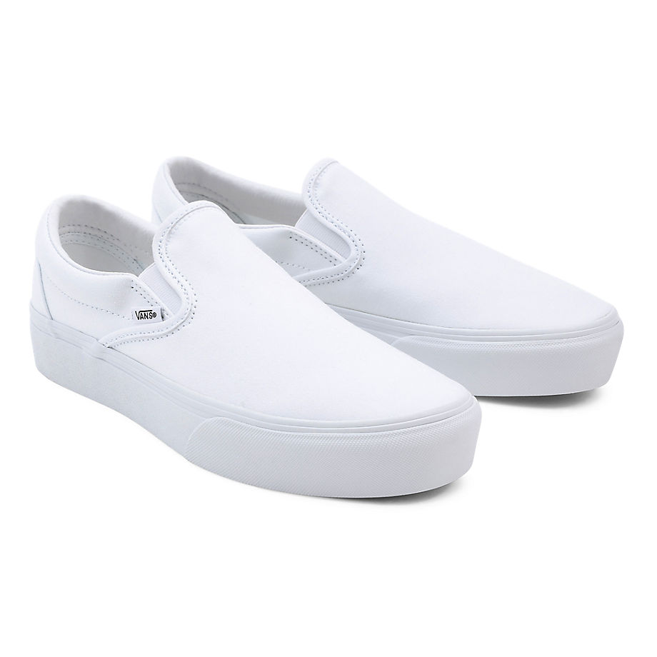 Sneakers og sko Vans VANS Slip-On Platform Hvid | VN0A3JEZW00, 0
