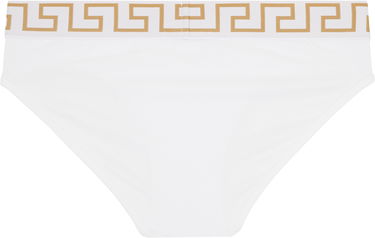 Boksere Versace Three-Pack Briefs With Greca Border Grå | AU10327_1A10011, 4
