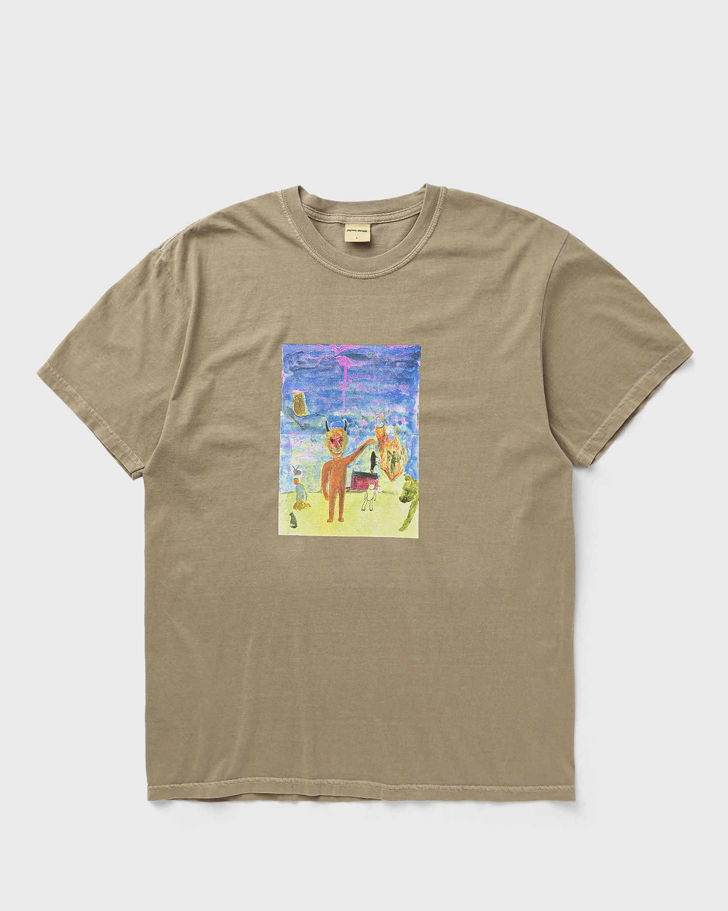 T-shirt Fucking Awesome Elden Range Short Sleeve Graphic T-Shirt Beige | PN26516, 0