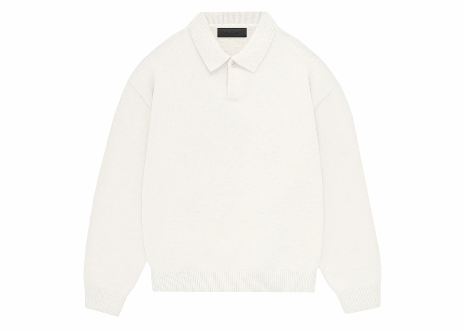 Polo skjorte Fear of God Knit Polo Cloud Dancer Hvid | 192BT232181F, 0