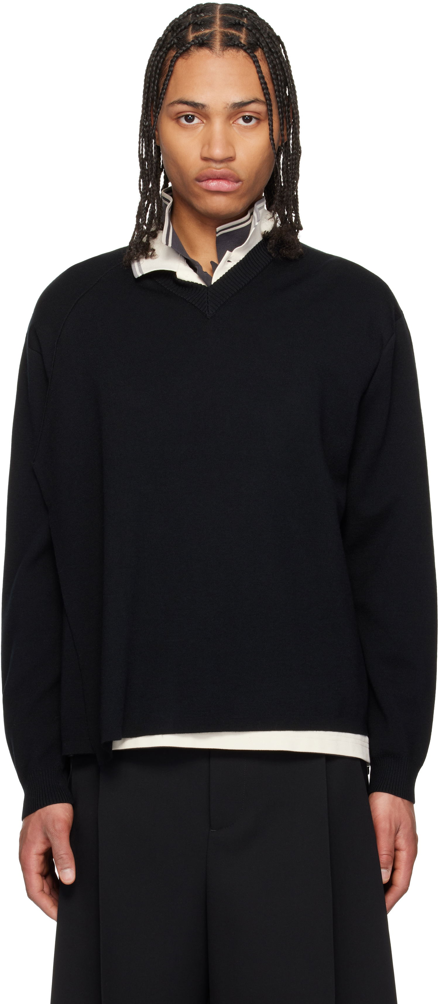 Sweater Craig Green Craig Green Flag Knit Sweater Sort | CGSS25CKNJU57, 0