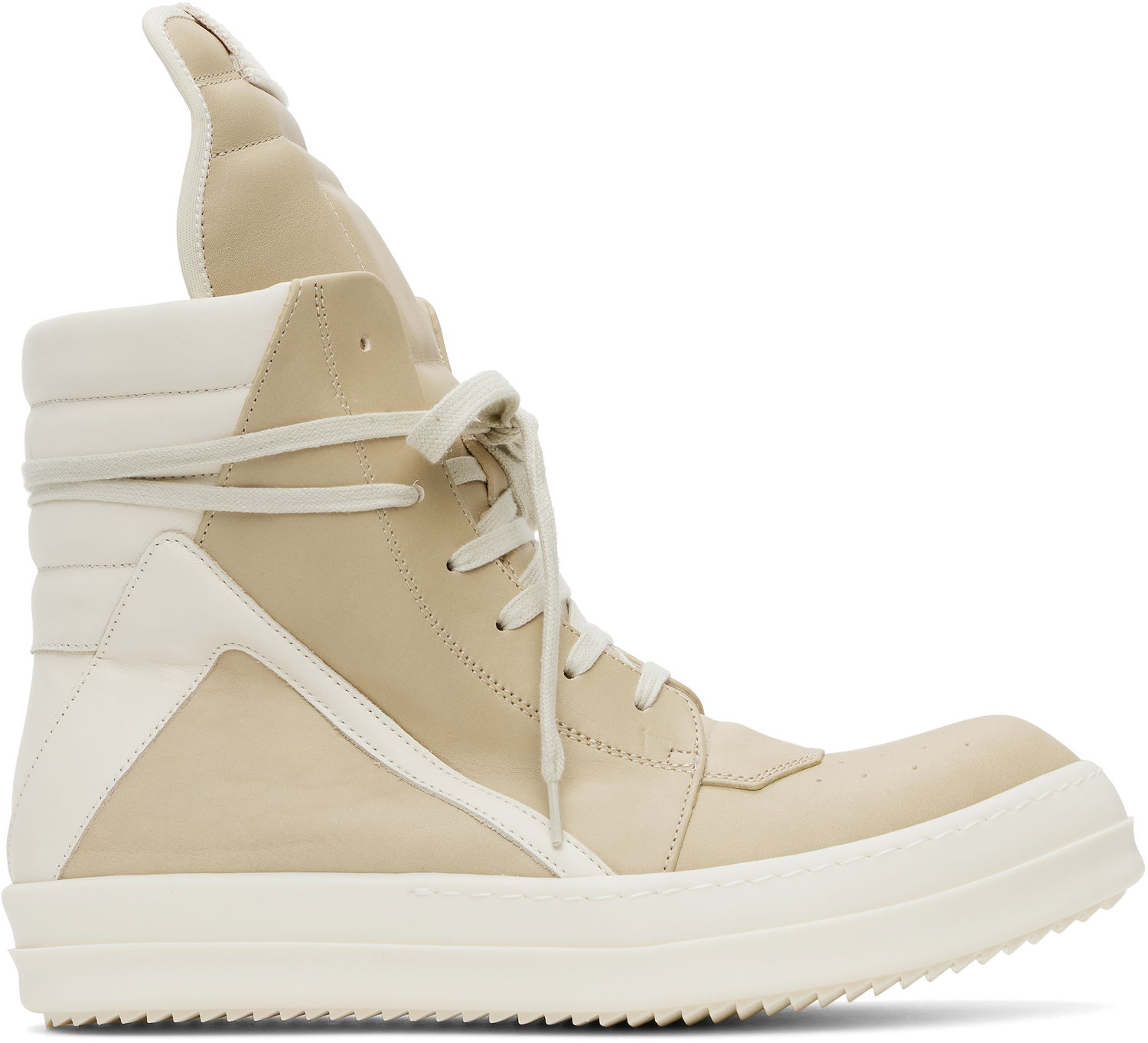 Sneakers og sko Rick Owens Rick Owens Hollywood Geobasket Beige | RR01E5894 LCHLCO, 0