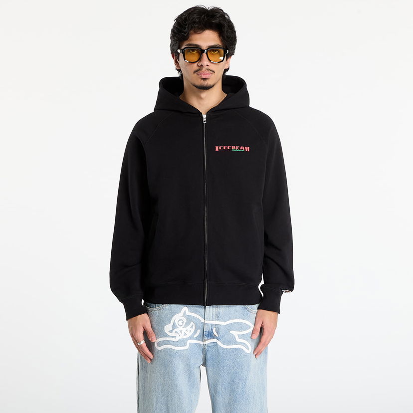 Sweatshirt BILLIONAIRE BOYS CLUB Icecream Waitress Zip Through Hood Sort | IC254103 Black