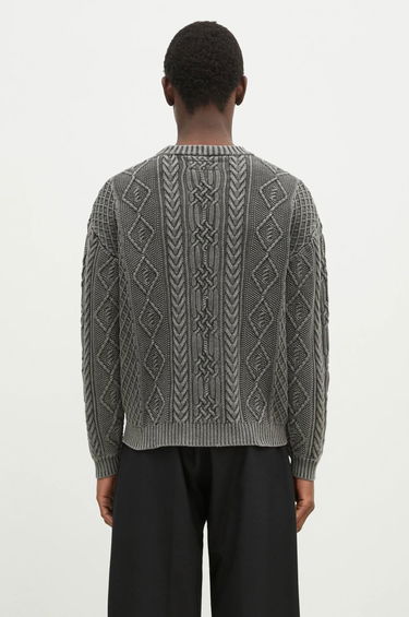 Sweater Neighborhood NEIGHBORHOOD Cable Knit Sweater Grå | 24213NH.KNM01, 2