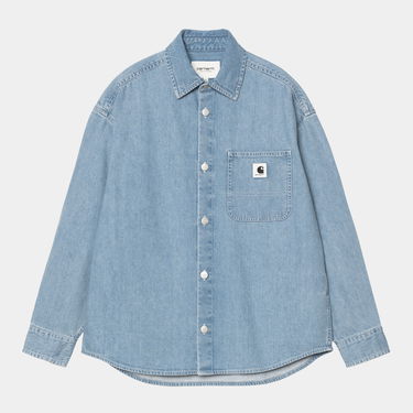 Skjorte Carhartt WIP Carhartt WIP Marly Long Sleeve Shirt Blå | I035584_7, 0