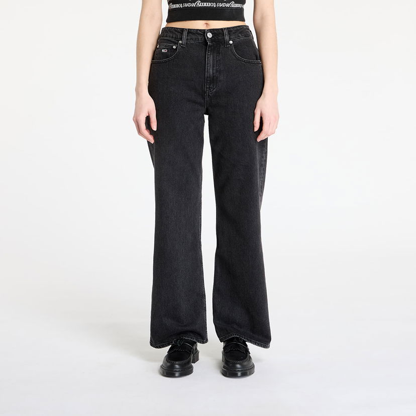 Jeans Tommy Hilfiger Tommy Jeans Mia Mid Rise Relaxed Straight Jeans W27/L30 Sort | DW0DW20455 1BY