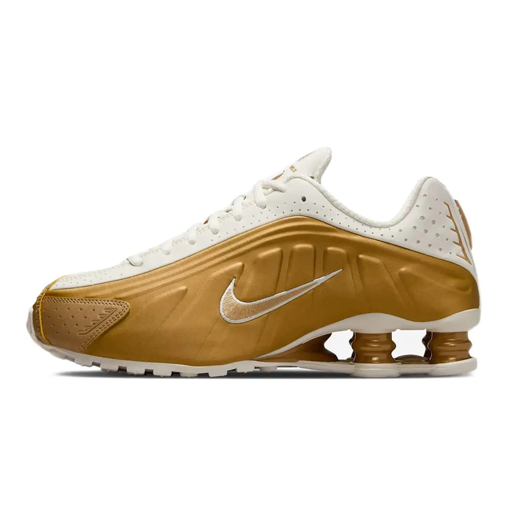 Sneakers og sko Nike Shox R4 "Soft Metallic Gold" Metalisk | AR3565-010, 0
