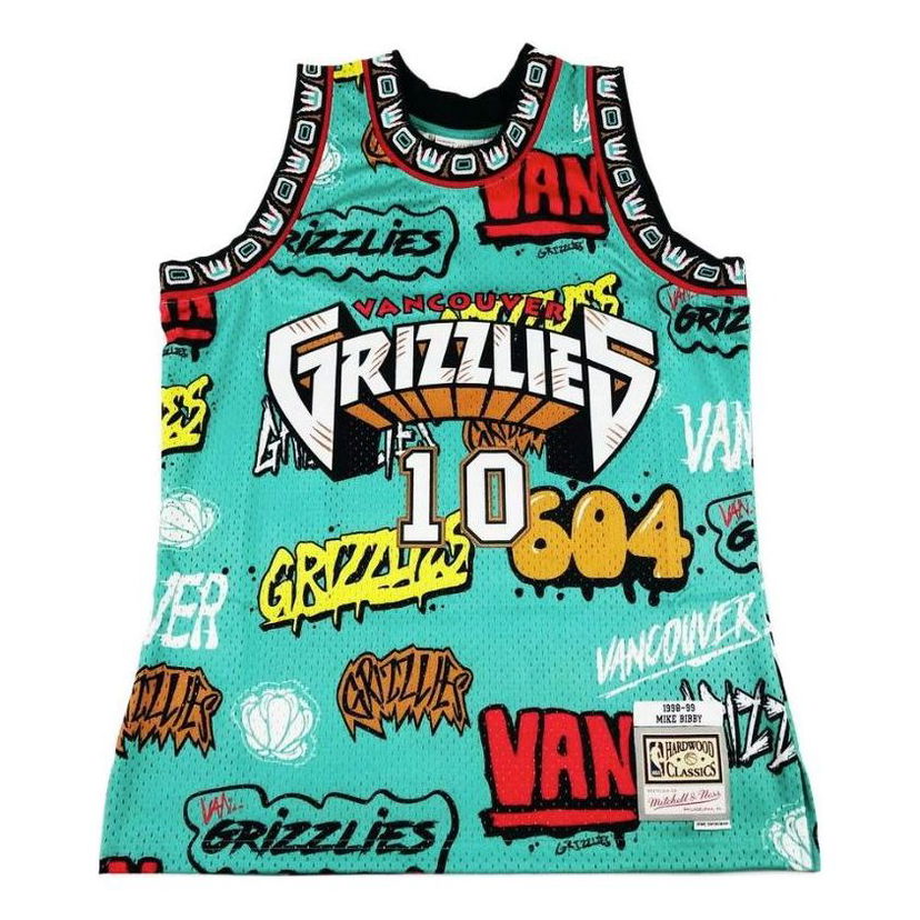 Jersey Mitchell & Ness Mike Bibby Vancouver Grizzlies Swingman Jersey Turkis | TFSM4768-VGR98MBITEAL