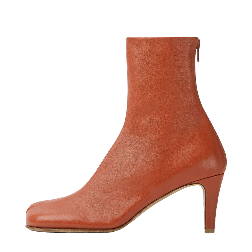 Sneakers og sko Bottega Veneta Leather Ankle Boots Brun | 667208VBSO06561