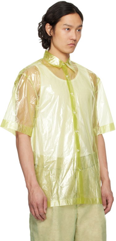 Skjorte Dries Van Noten Dries Van Noten Sheer Short Sleeve Shirt Lilla | 251-020762-1258, 4